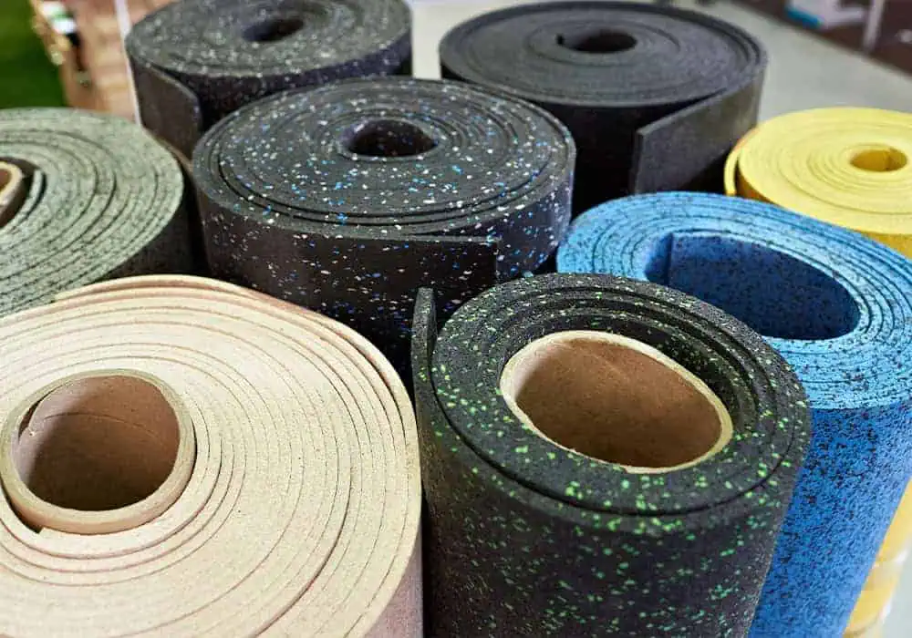 Different types of underlay rolls