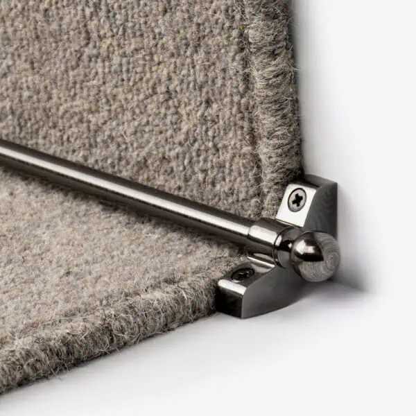 Jubilee Stair Carpet Runner Rod in Pewter