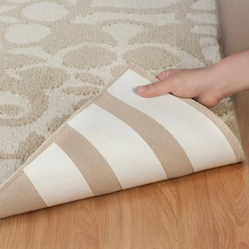 Double sided rug tape to stop it slipping