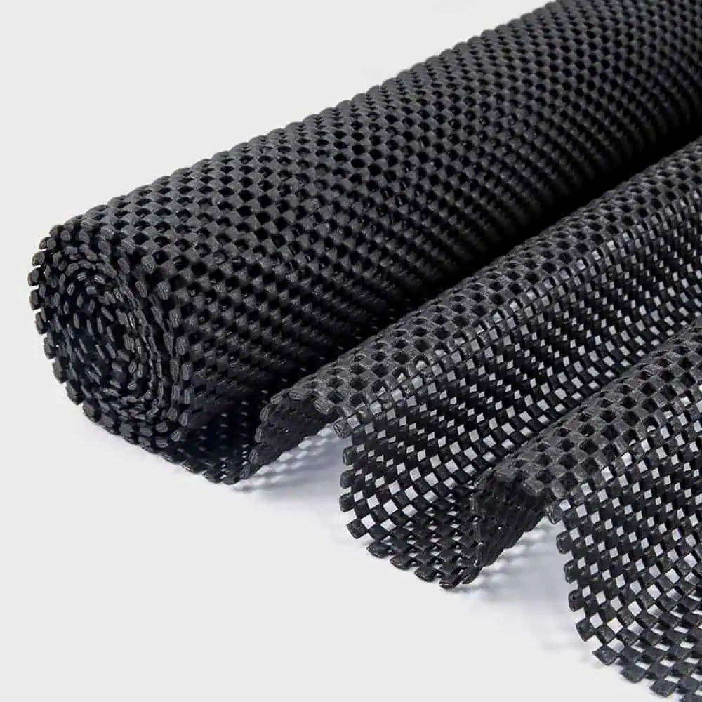 Waffle rubber underlay for rugs