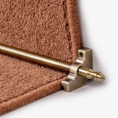 Homepride Stair Carpet Runner Rod in Antique Brass