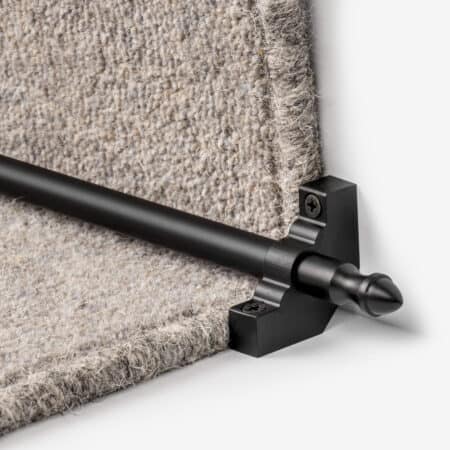 Homepride Stair Carpet Runner Rod in Black