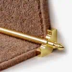 Homepride Stair Carpet Runner Rod in Shiny Brass