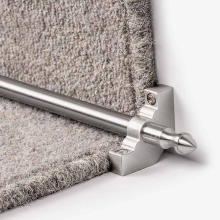 Homepride Stair Carpet Runner Rod in Satin Nickel